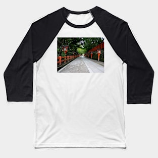 Path Between Red Lanterns Baseball T-Shirt